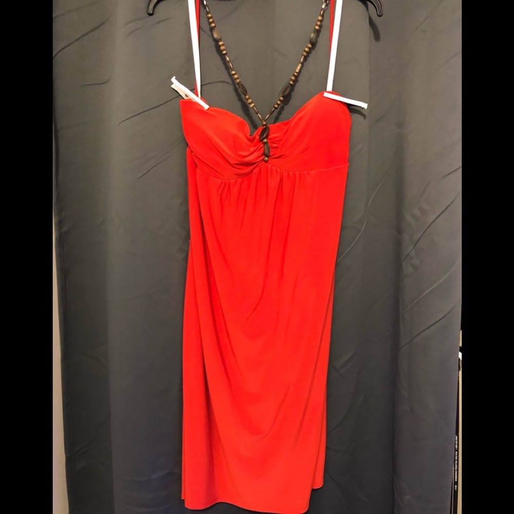 Orange-reddish dress for vacation or summer!